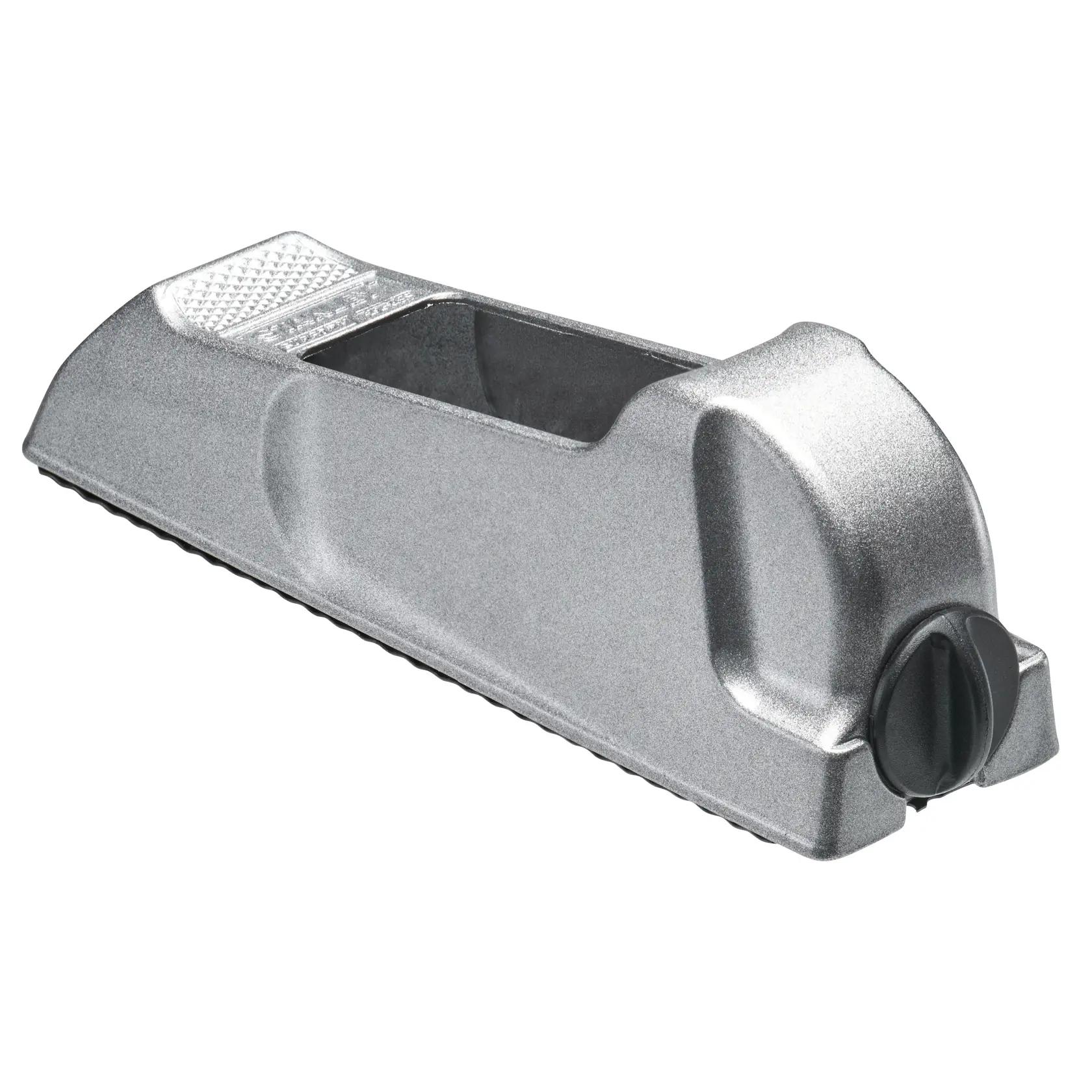Photo of STANLEY 5-21-399 metal surform plane, angled view on white background.