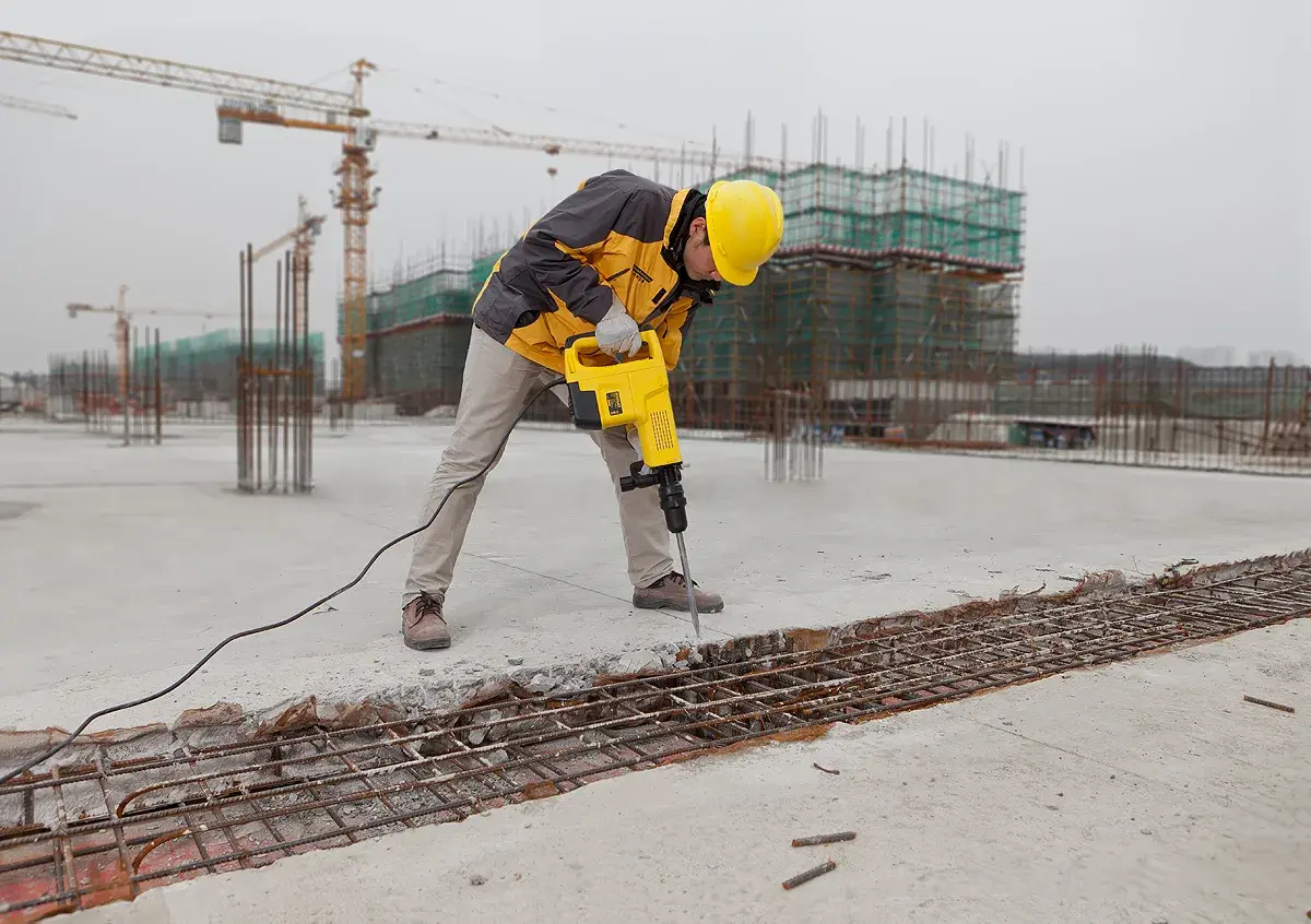 STHM10K, 10 kg SDS-MAX Demolition Hammer, Application
