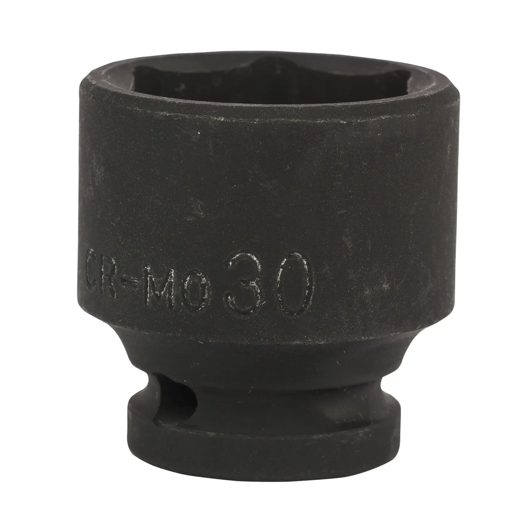 STANLEY STMT89456-8B black impact socket, close-up front angle, photography product category