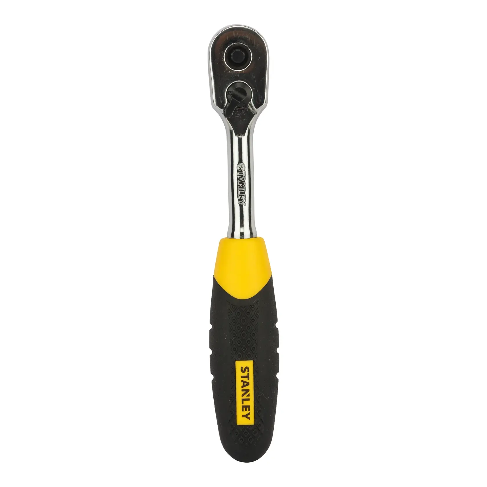 Stanley ratchet handle for photography, model STMT95895-8B, STMT95895-8B-12, STMT95895, black/yellow grip.